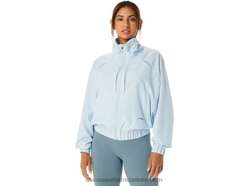Women Asics Actibreeze Nagino Woven Jacket LH4X02236 Sky