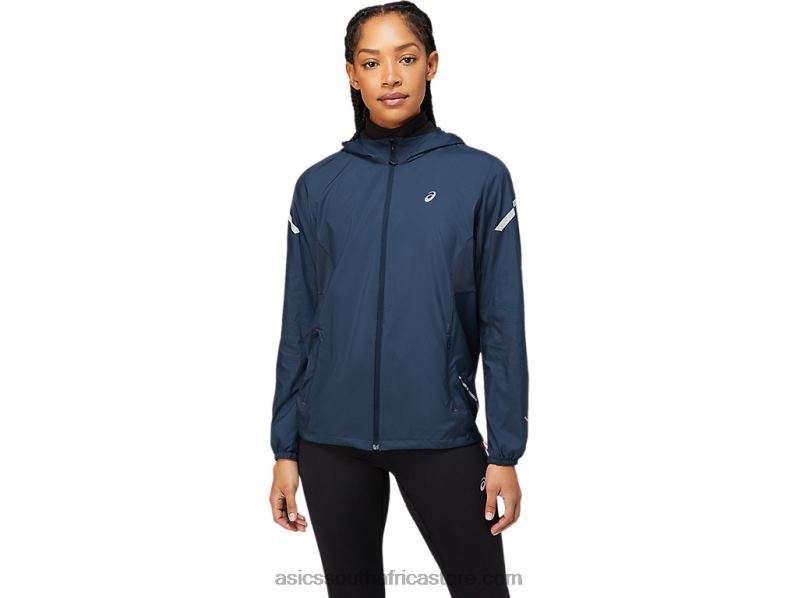 Women Asics Lite-Show Jacket LH4X03678 French Blue