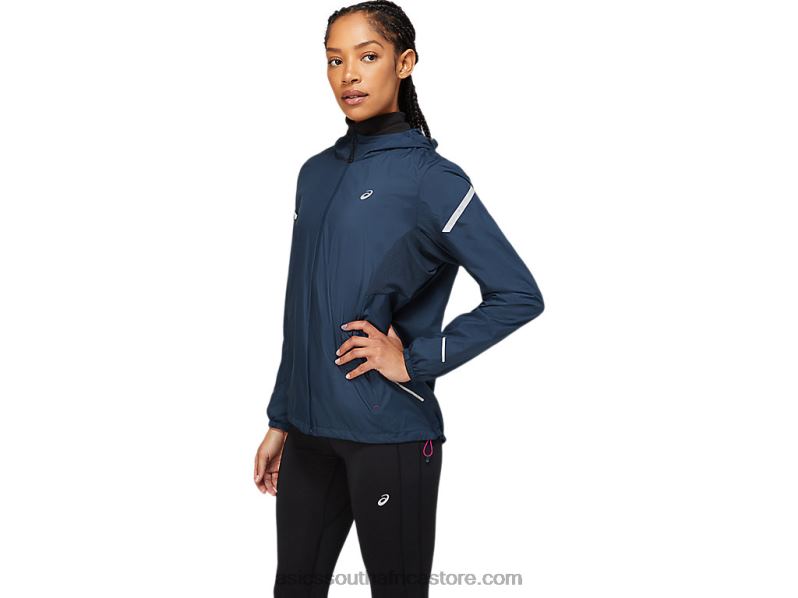 Women Asics Lite-Show Jacket LH4X03678 French Blue