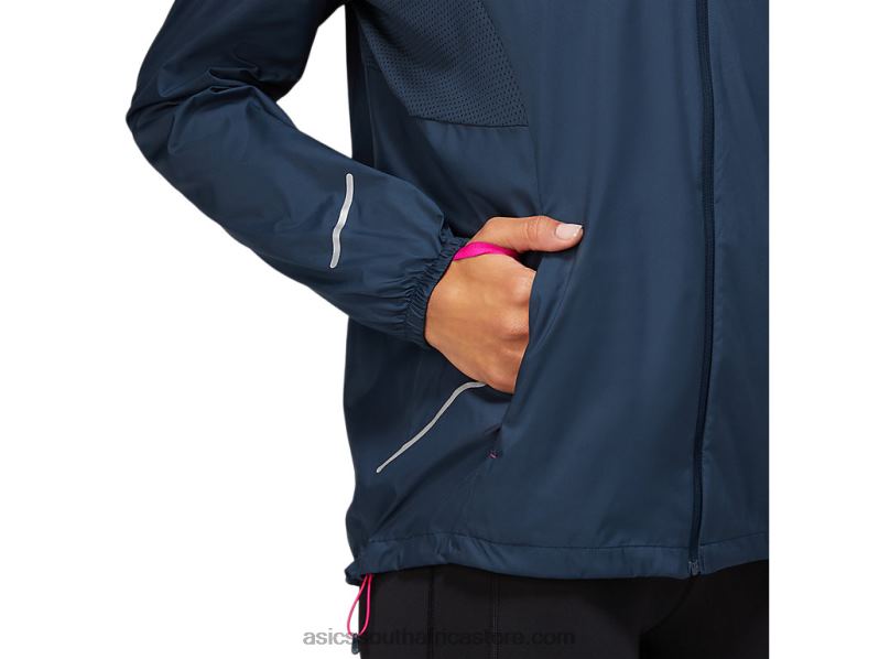 Women Asics Lite-Show Jacket LH4X03678 French Blue