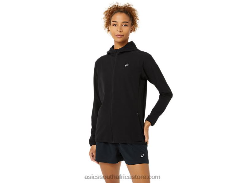 Women Asics Ready-Set Jacket LH4X03492 Performance Black
