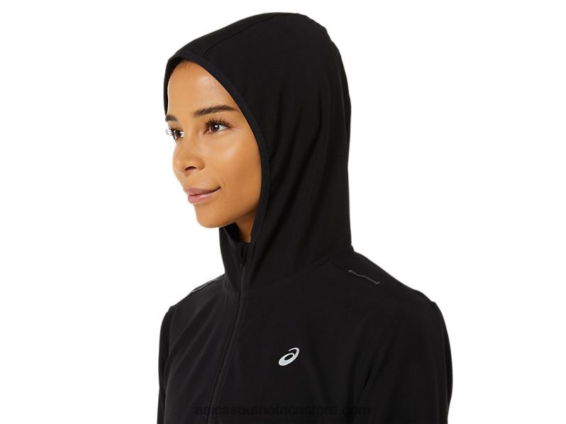 Women Asics Ready-Set Jacket LH4X03492 Performance Black