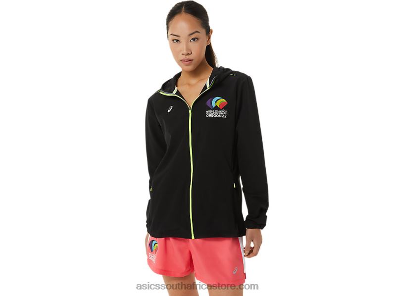 Women Asics Ready Set Jacket Wch LH4X03222 Performance Black