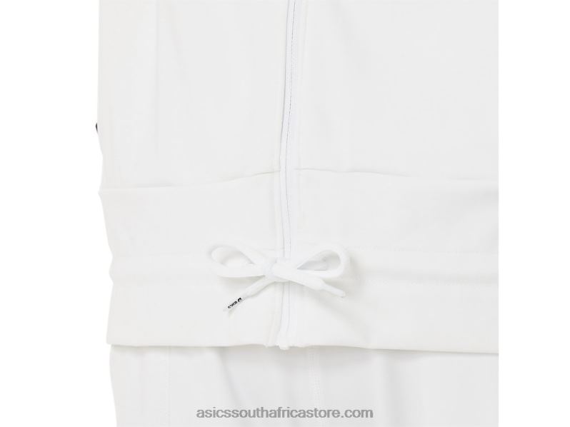 Women Asics Tennis Jacket LH4X03286 Brilliant White/Black