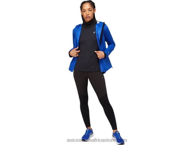 Women Asics Winter Accelerate Jacket LH4X02366 Monaco Blue