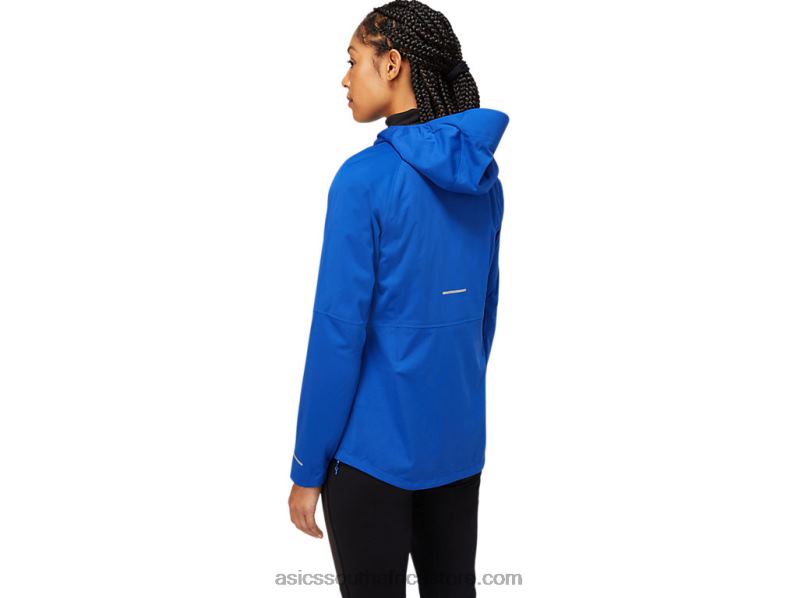 Women Asics Winter Accelerate Jacket LH4X02366 Monaco Blue