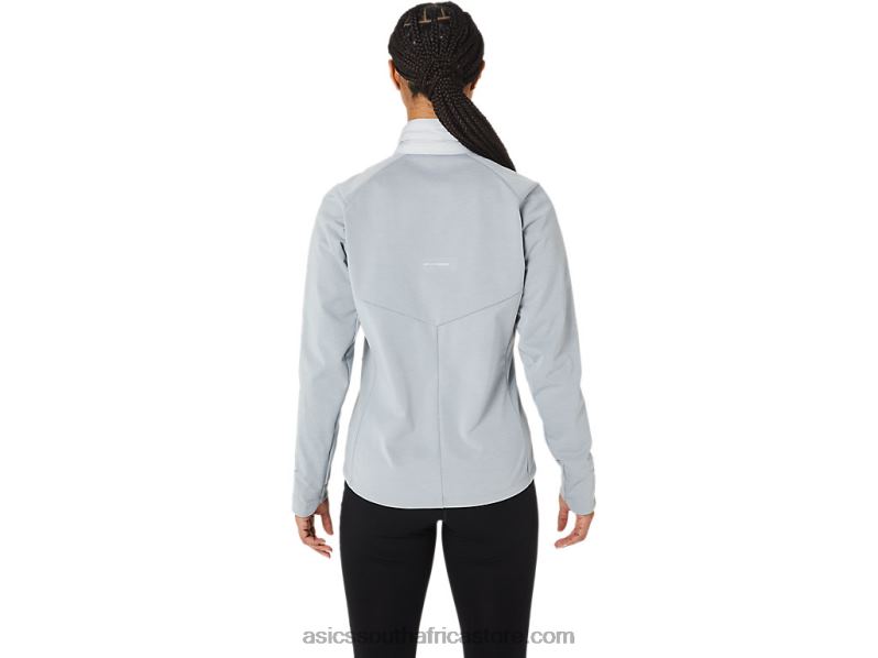 Women Asics Winter Run Jacket LH4X02827 Glacier Grey Heather