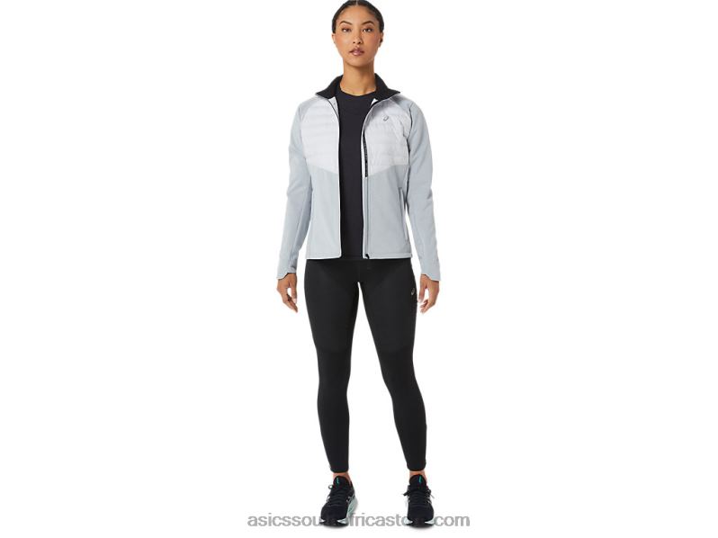 Women Asics Winter Run Jacket LH4X02827 Glacier Grey Heather