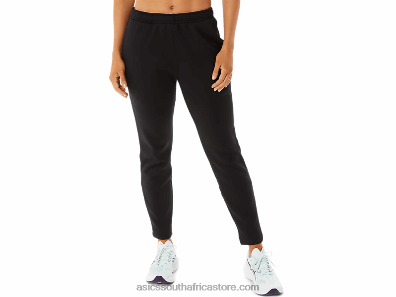 Women Asics Brushed Knit Pant LH4X02901 Performance Black