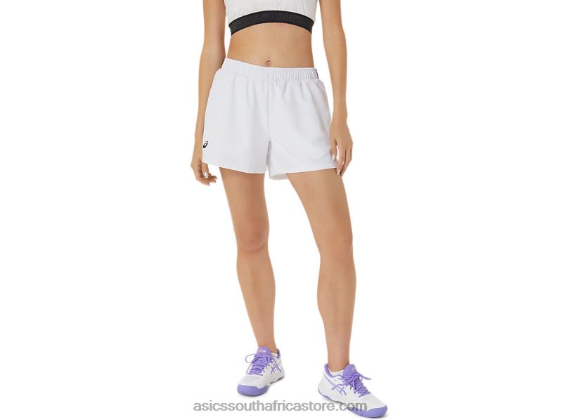 Women Asics Court Short LH4X02474 Brilliant White