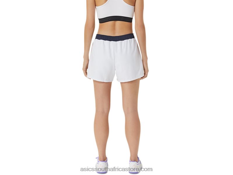 Women Asics Court Short LH4X02474 Brilliant White