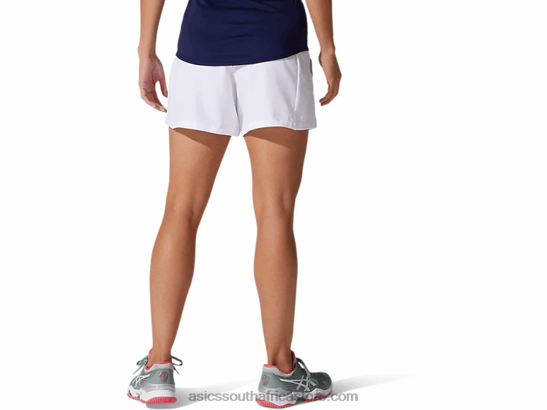 Women Asics Court Short LH4X03795 Brilliant White