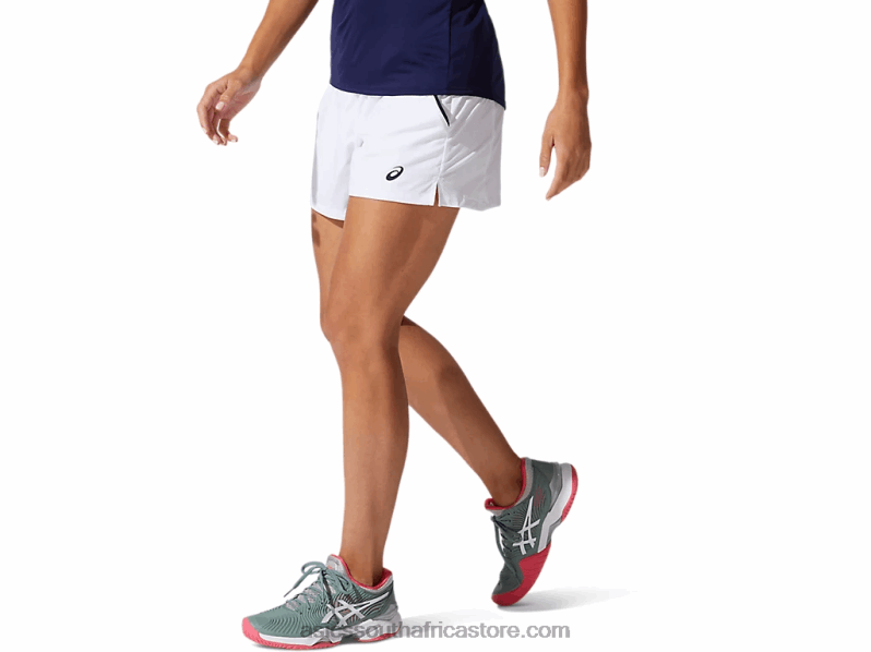 Women Asics Court Short LH4X03795 Brilliant White