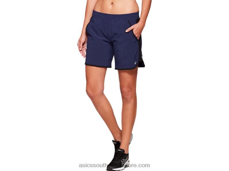 Women Asics Fietro 7in Short LH4X02755 Peacoat