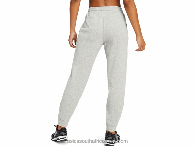 Women Asics Fleece Jogger LH4X04151 Light Grey Heather