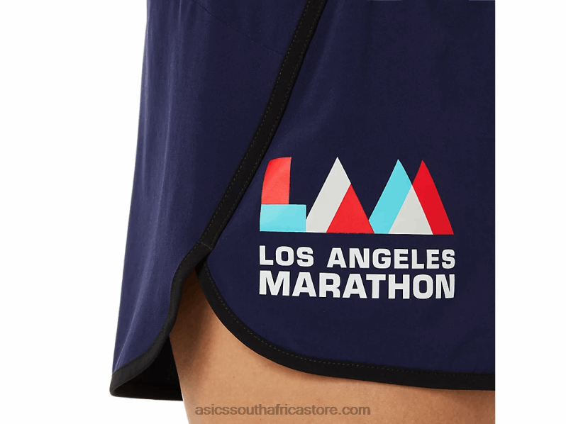 Women Asics Lam Fietro 4in LH4X03651 Peacoat