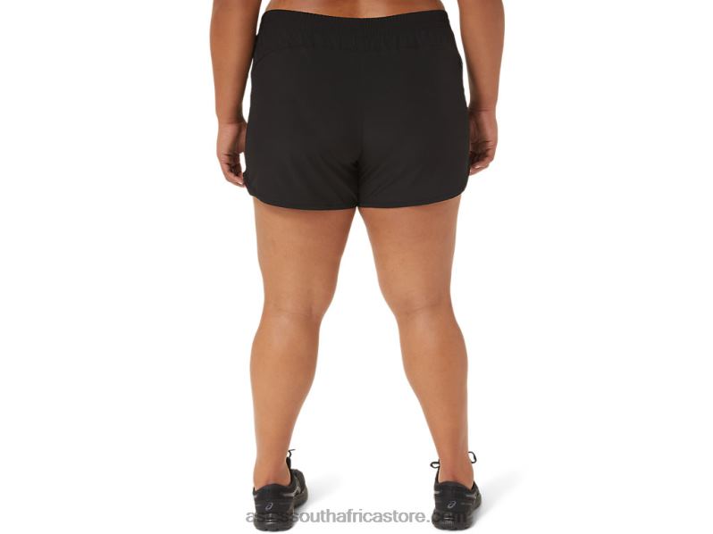 Women Asics Lyte Speed 4in Run Short LH4X04099 Performance Black