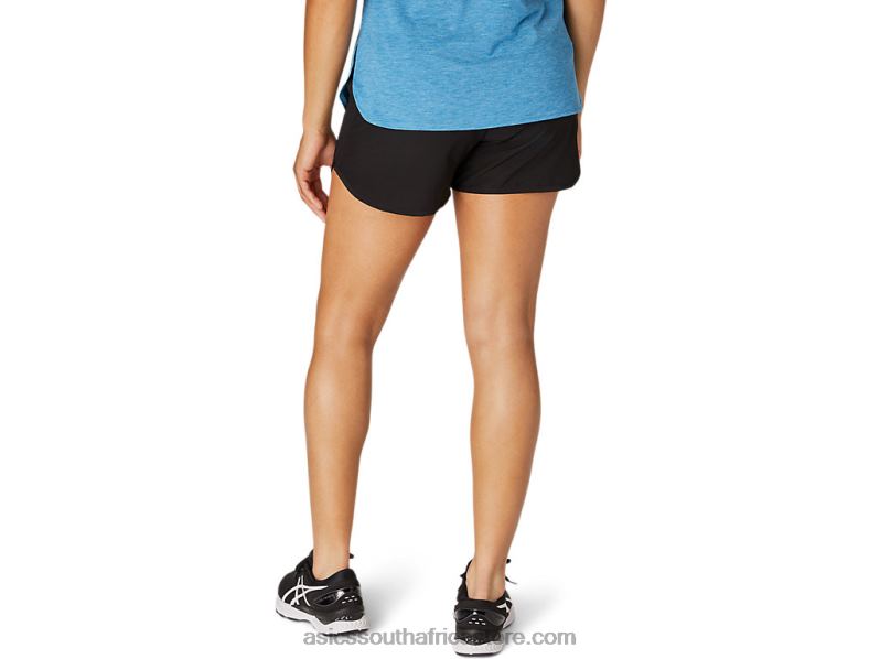 Women Asics Lyte Speed 4in Run Short LH4X04099 Performance Black