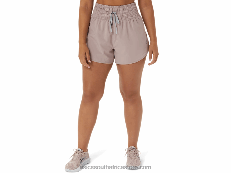 Women Asics Nagino 4in Run Short LH4X02241 Fawn