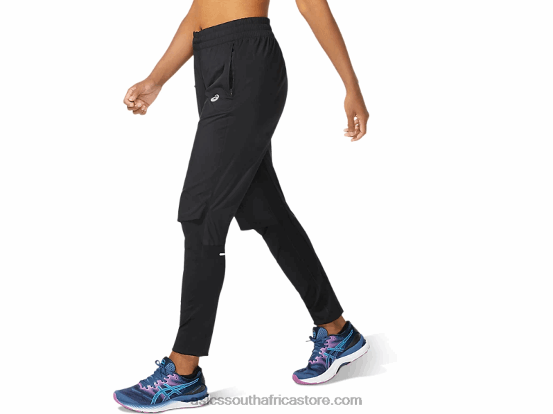 Women Asics Race Pant LH4X04049 Performance Black