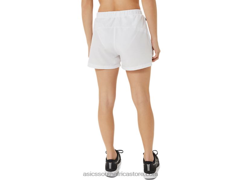 Women Asics Ready-Set 3in Short LH4X02886 Brilliant White