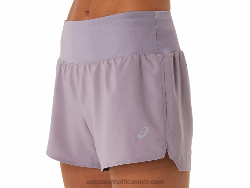 Women Asics Road 3.5in Short LH4X02490 Violet Quartz