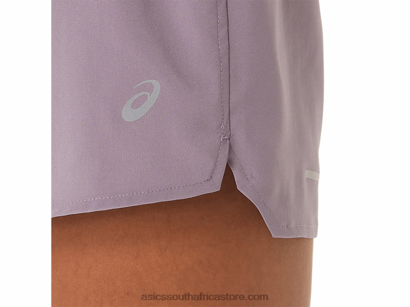 Women Asics Road 3.5in Short LH4X02490 Violet Quartz