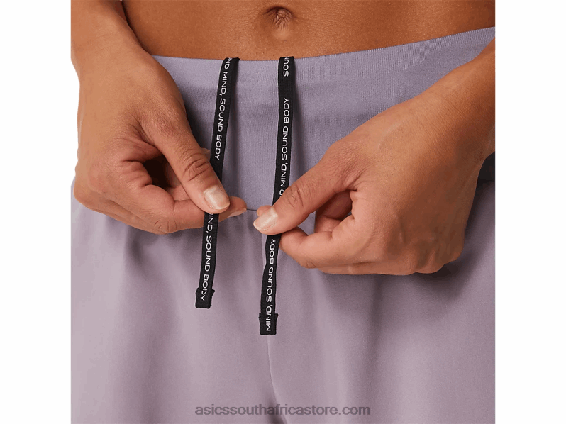 Women Asics Road 3.5in Short LH4X02490 Violet Quartz