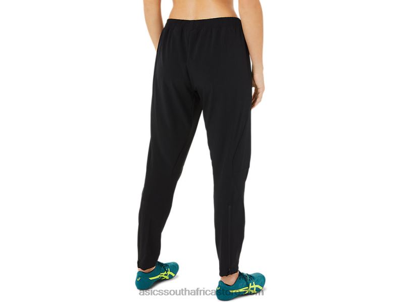 Women Asics Stretch Woven Pant LH4X03404 Performance Black