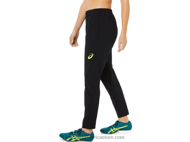 Women Asics Stretch Woven Pant LH4X03404 Performance Black