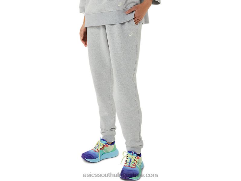 Women Asics Sunday Fleece Jogger Lam LH4X03305 Light Grey Heather