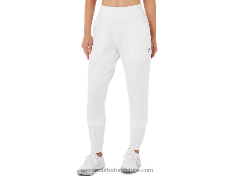 Women Asics Tennis Pant LH4X03275 Brilliant White/Black