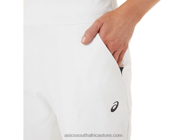 Women Asics Tennis Pant LH4X03275 Brilliant White/Black