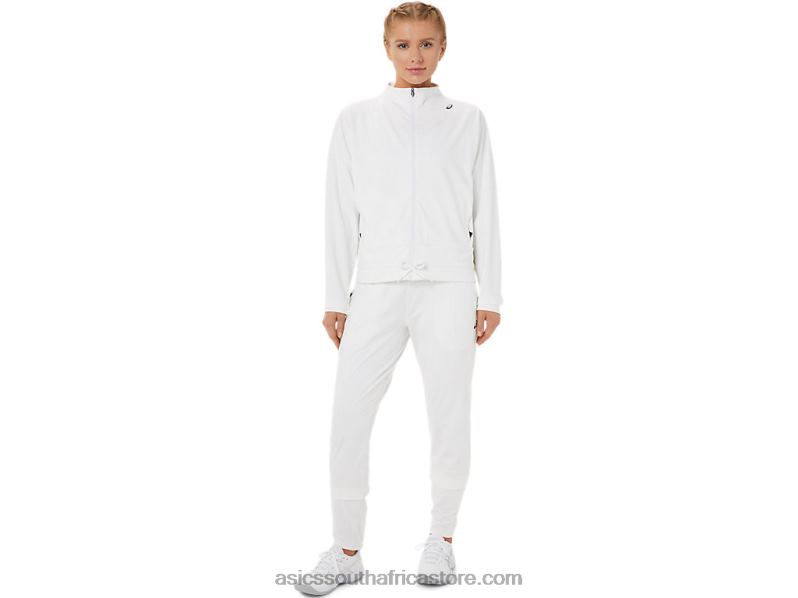 Women Asics Tennis Pant LH4X03275 Brilliant White/Black