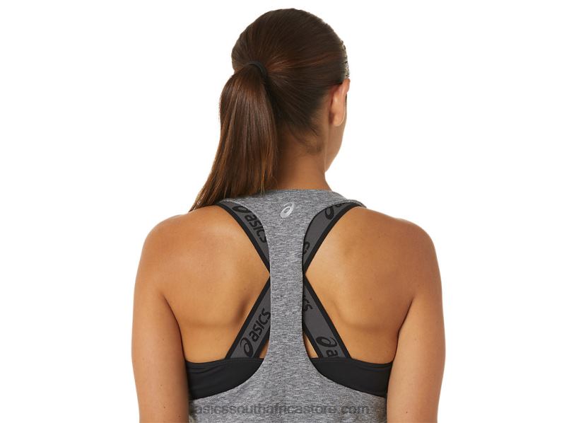 Women Asics The New Strong Repurposed Jumpsuit LH4X02695 Dark Grey Heather