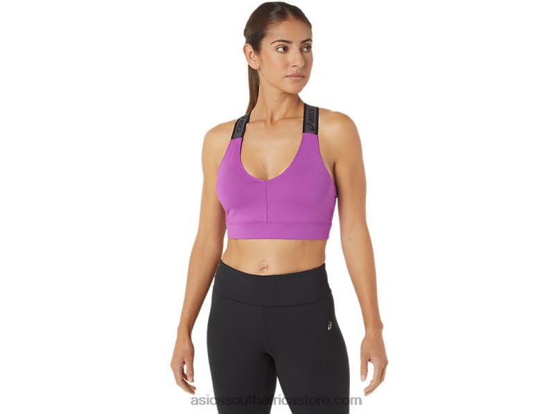 Women Asics Fit Sana Bra LH4X02739 Orchid