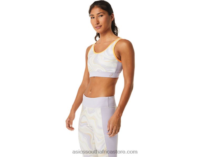 Women Asics Graphic Bra LH4X02562 Dusk Violet