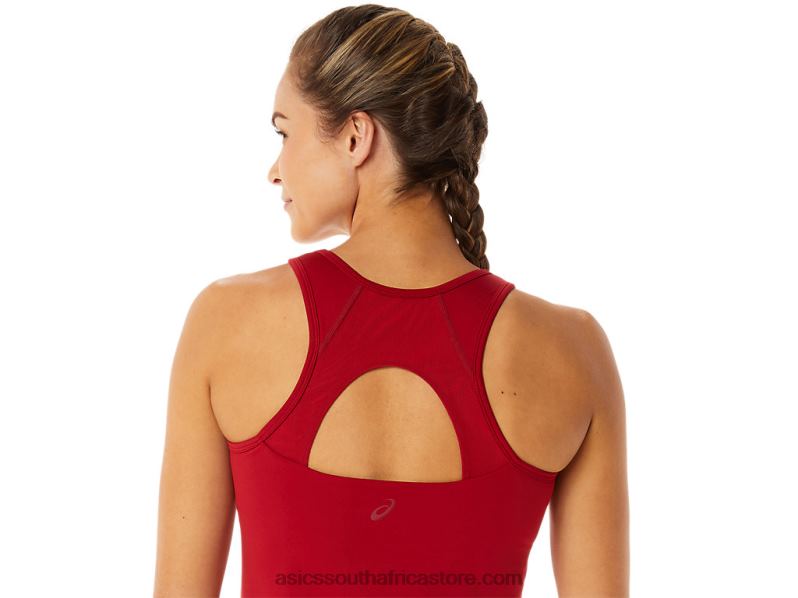 Women Asics Movekoyo Training Bra Top LH4X02768 Cranberry