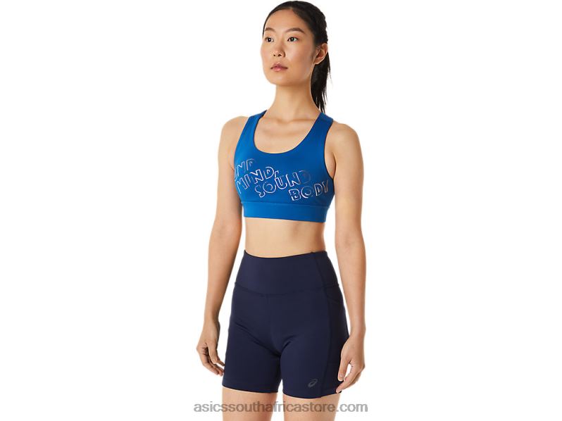Women Asics Pr Lyte Bra LH4X03293 Lake Drive/Clear Blue