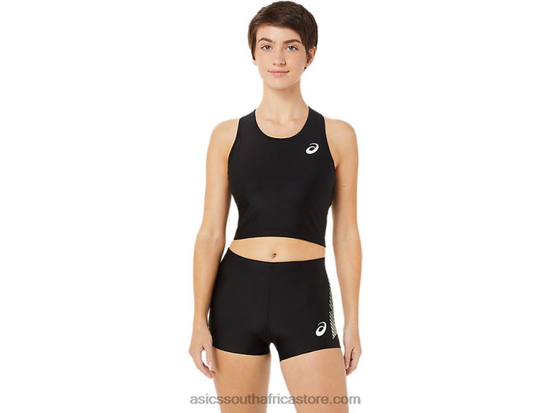 Women Asics Track Bra Shirt LH4X03395 Performance Black