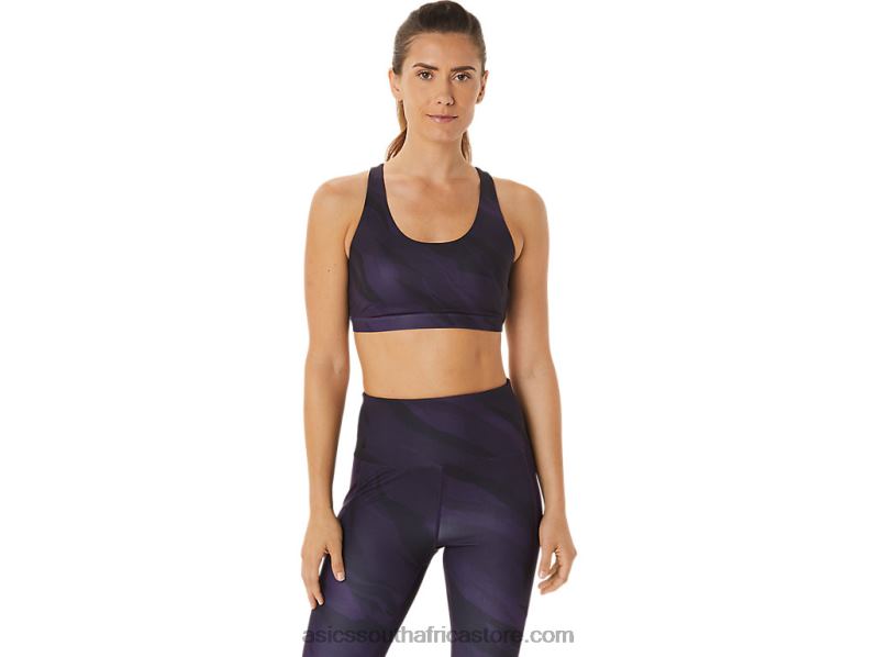 Women Asics Training Graphic Bra LH4X02927 Night Shade