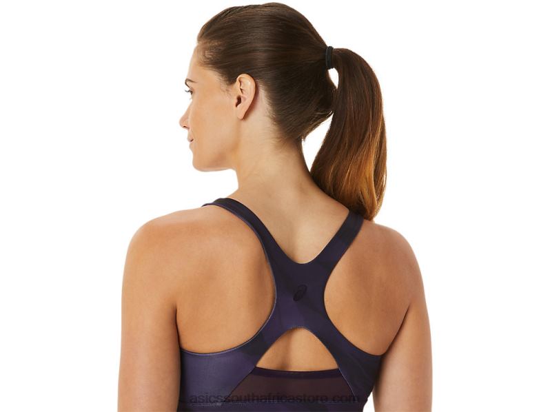 Women Asics Training Graphic Bra LH4X02927 Night Shade