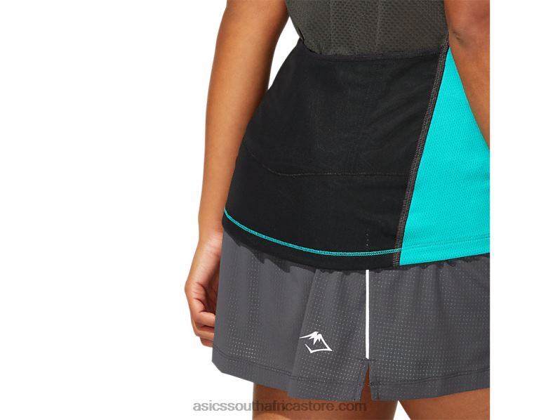 Women Asics Fujitrail Top LH4X04006 Baltic Jewel