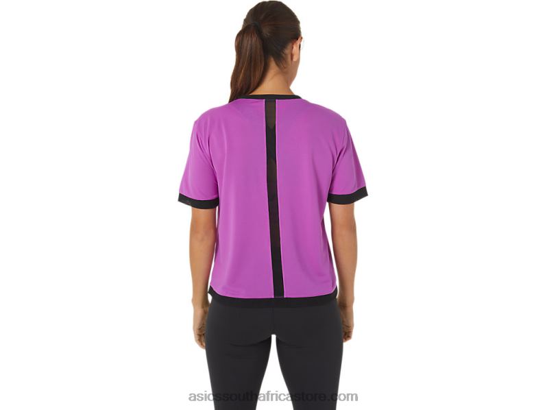 Women Asics Kate Mesh Short Sleeve LH4X02748 Orchid