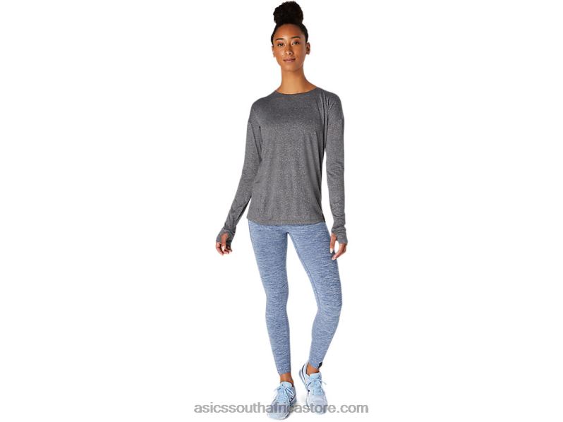 Women Asics Long Sleeve Top LH4X03674 Performance Black