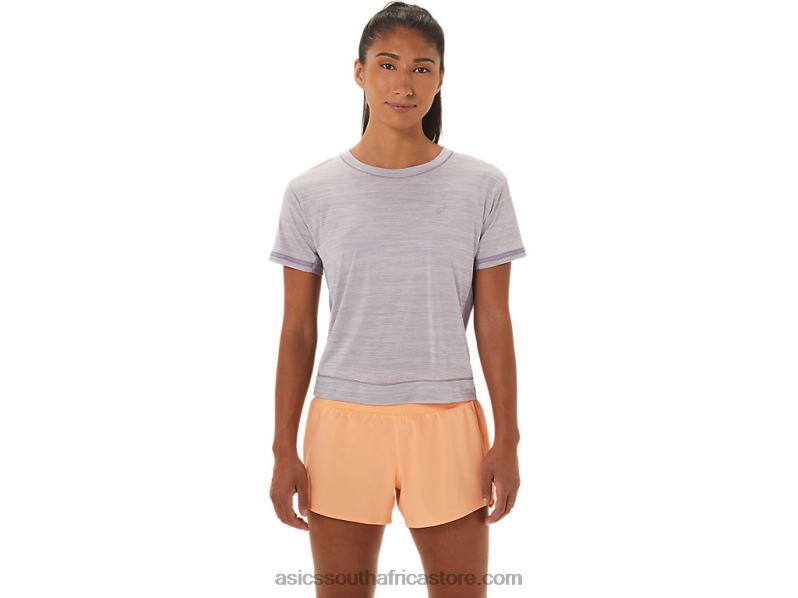 Women Asics Race Crop Top LH4X02411 Violet Quartz/Dusk Violet