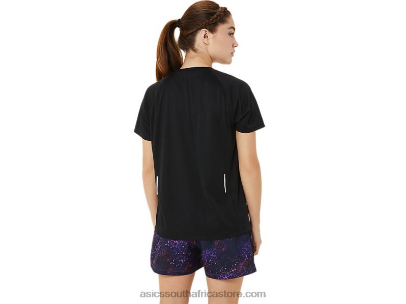 Women Asics Ready-Set Lyte V-Neck LH4X03498 Performance Black