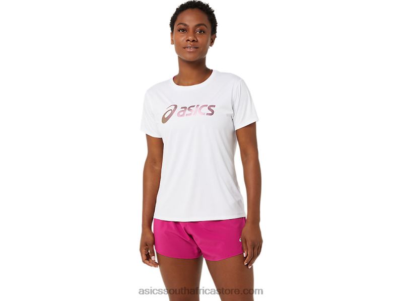 Women Asics Sakura Top LH4X03325 Brilliant White