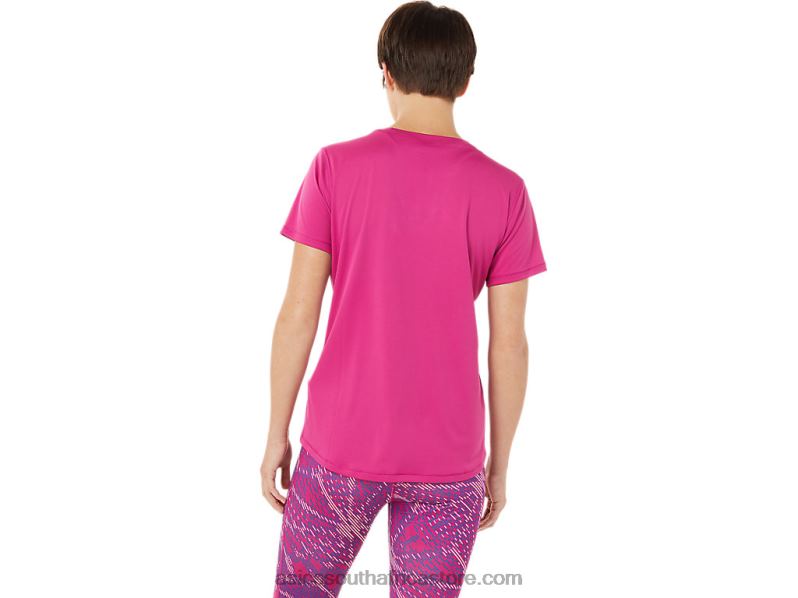 Women Asics Sakura Top LH4X03328 Fuchsia Red