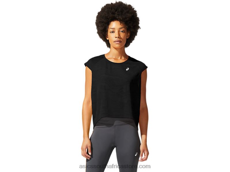 Women Asics Sf Ventilate Crop Top LH4X03936 Performance Black
